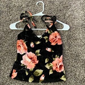 velvet tank top